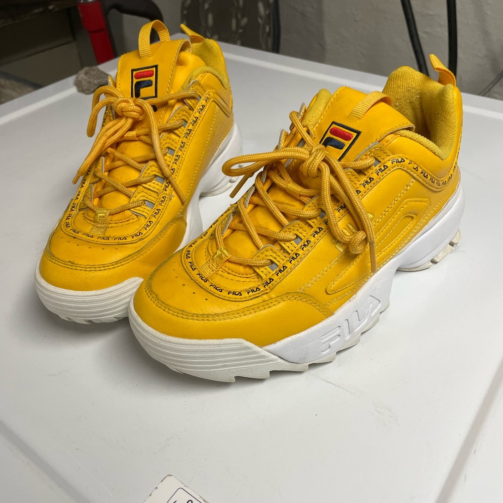 Fila Yellow Sneakers